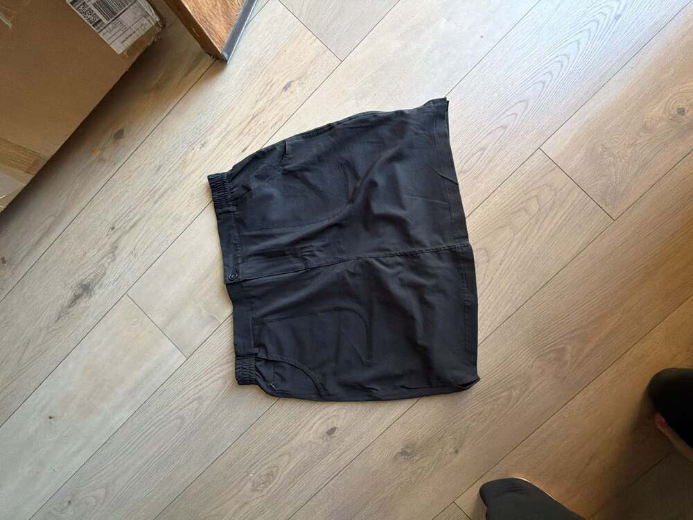 Womens Black Skort Skirt Shorts Pockets‎ Running Tennis
